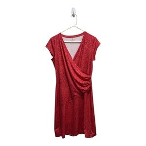 ATHLETA Crossover Dress Medium Athleta Dress Faux Wrap